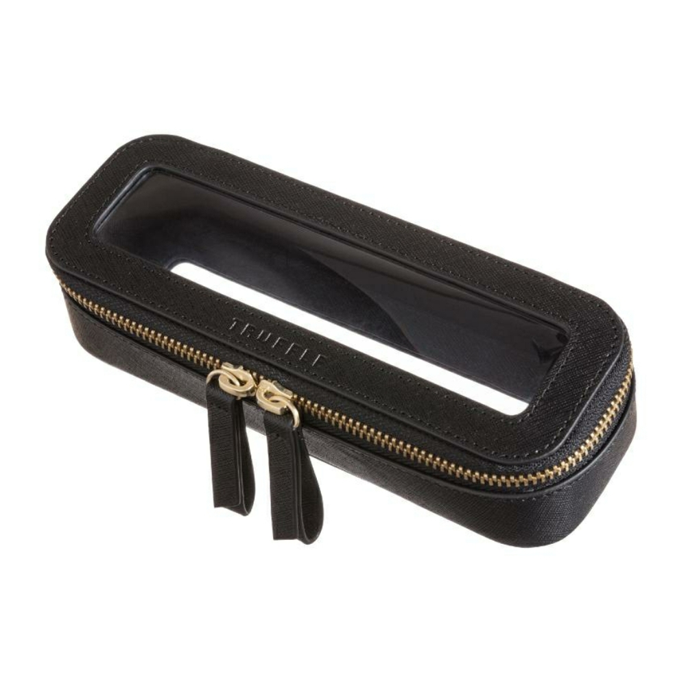 ISO TRUFFLE CLARITY MINI JETSET CASE IN BLACK